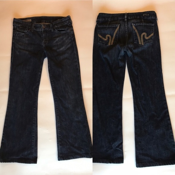 Y2K Citizens of Humanity Faye Low Rise Wide Leg Flare Jeans Womens Size 29 - Picture 1 of 10